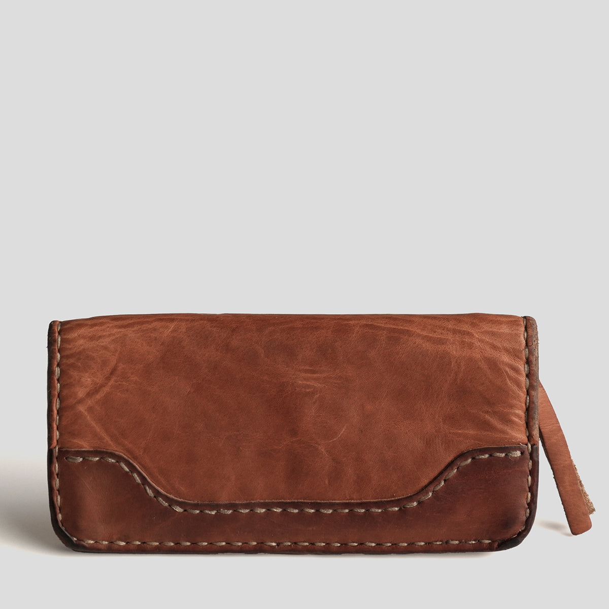 No.830 Long Vintage Stone-Washed Wallet