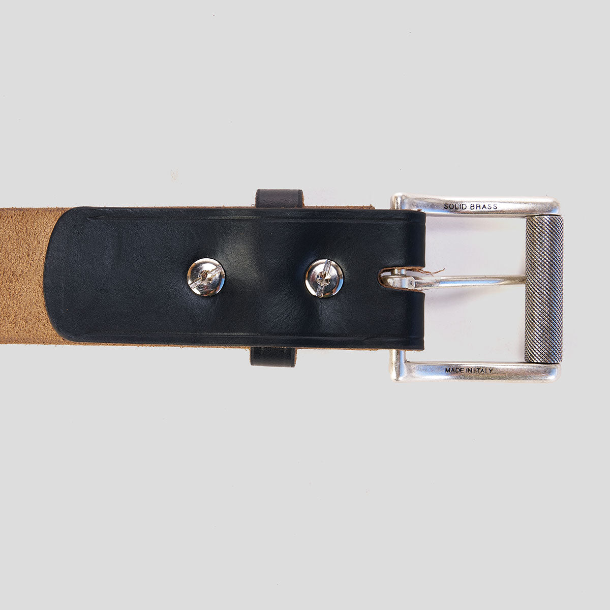 Original Belt (Brass/Black)  Leather Works & Designs by Oz