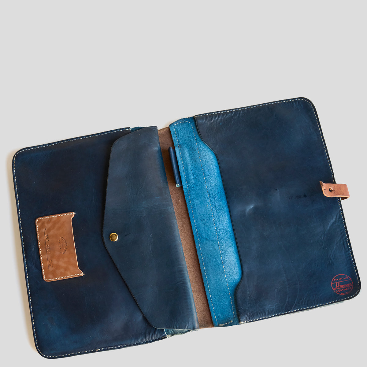 No. 901 Stone-Washed Folio | Indigo & Horse
