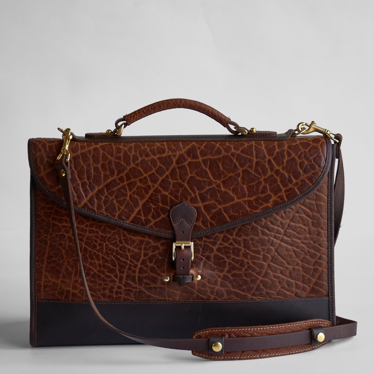 No.970 CO Executive Briefcase | Bison Walnut