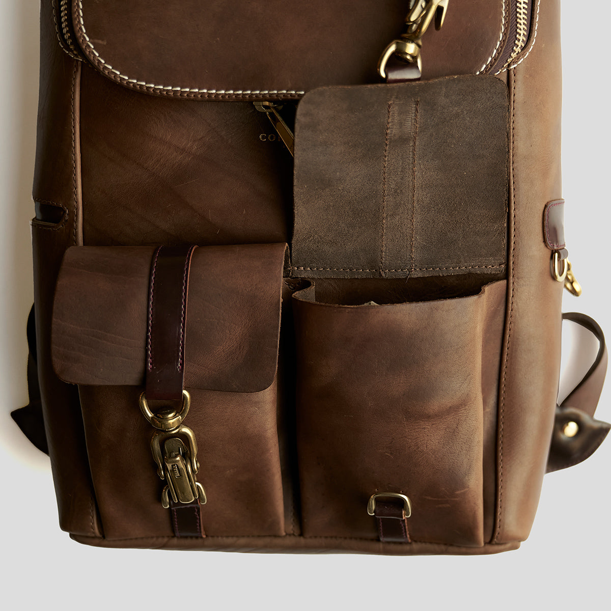 Horse x Shell Top Zip Backpack | LE