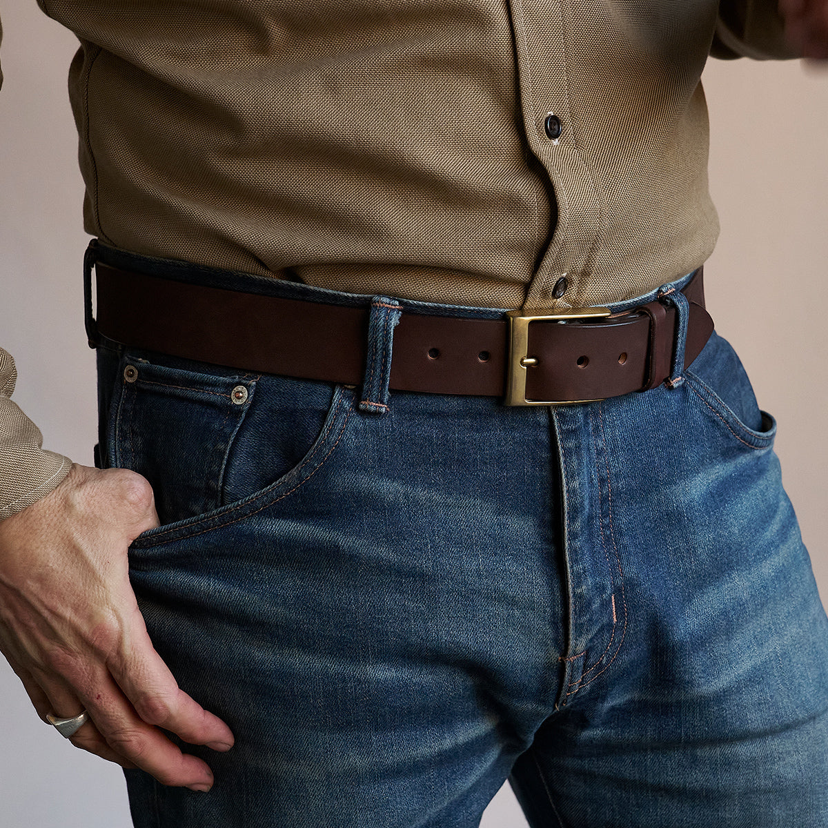 Classic Horsehide Belt No.94 | Brown