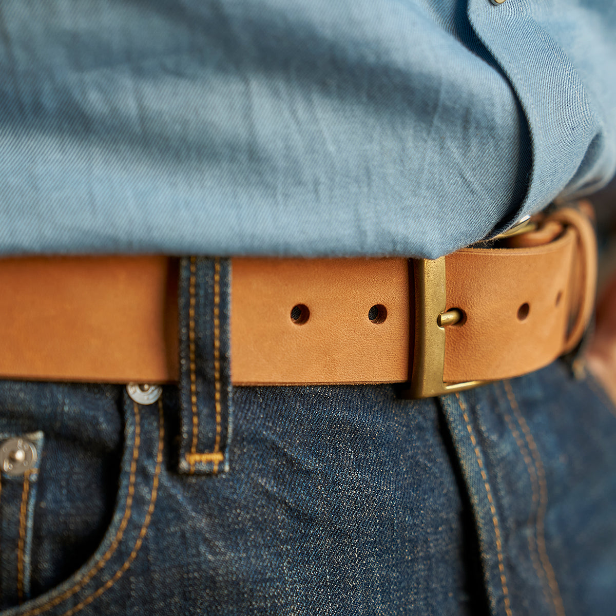 Classic Horsehide Belt No.94 | Natural