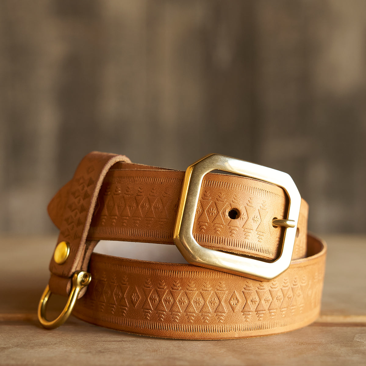 Taos Natural Horsehide Belt No.142 | LE 2pc Set