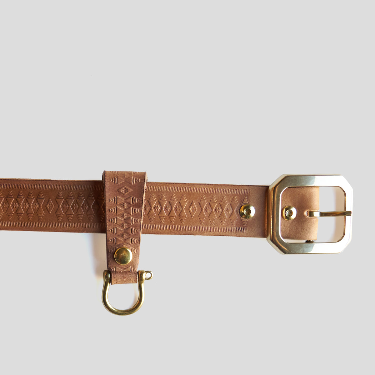 Taos Natural Horsehide Belt No.142 | LE 2pc Set