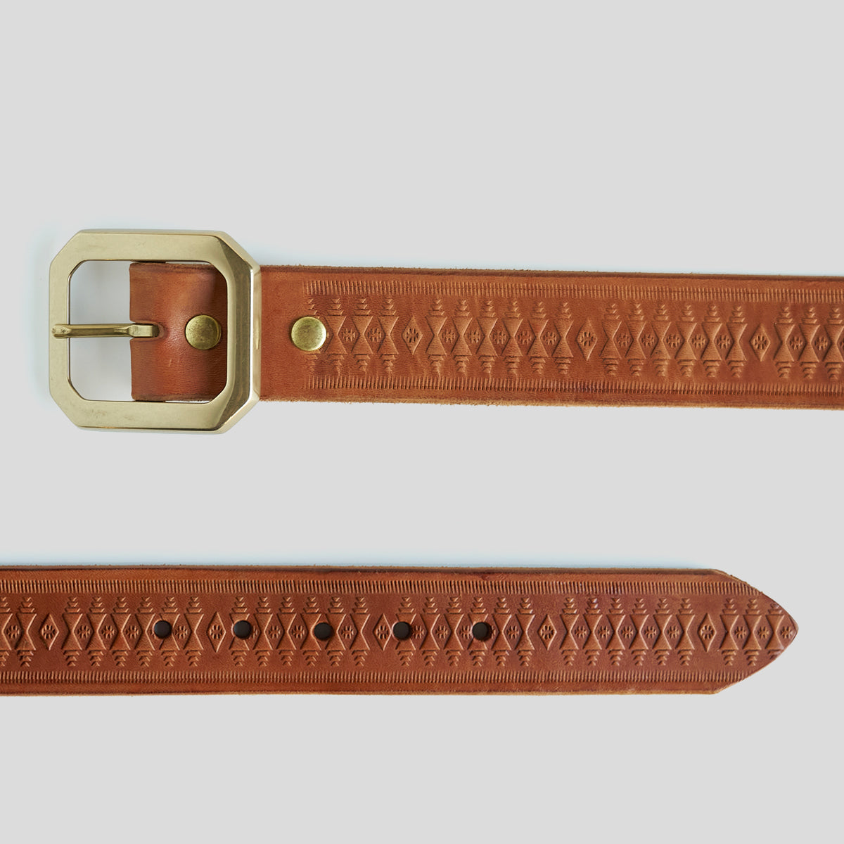 Taos Natural Horsehide Belt No.142 | LE 2pc Set