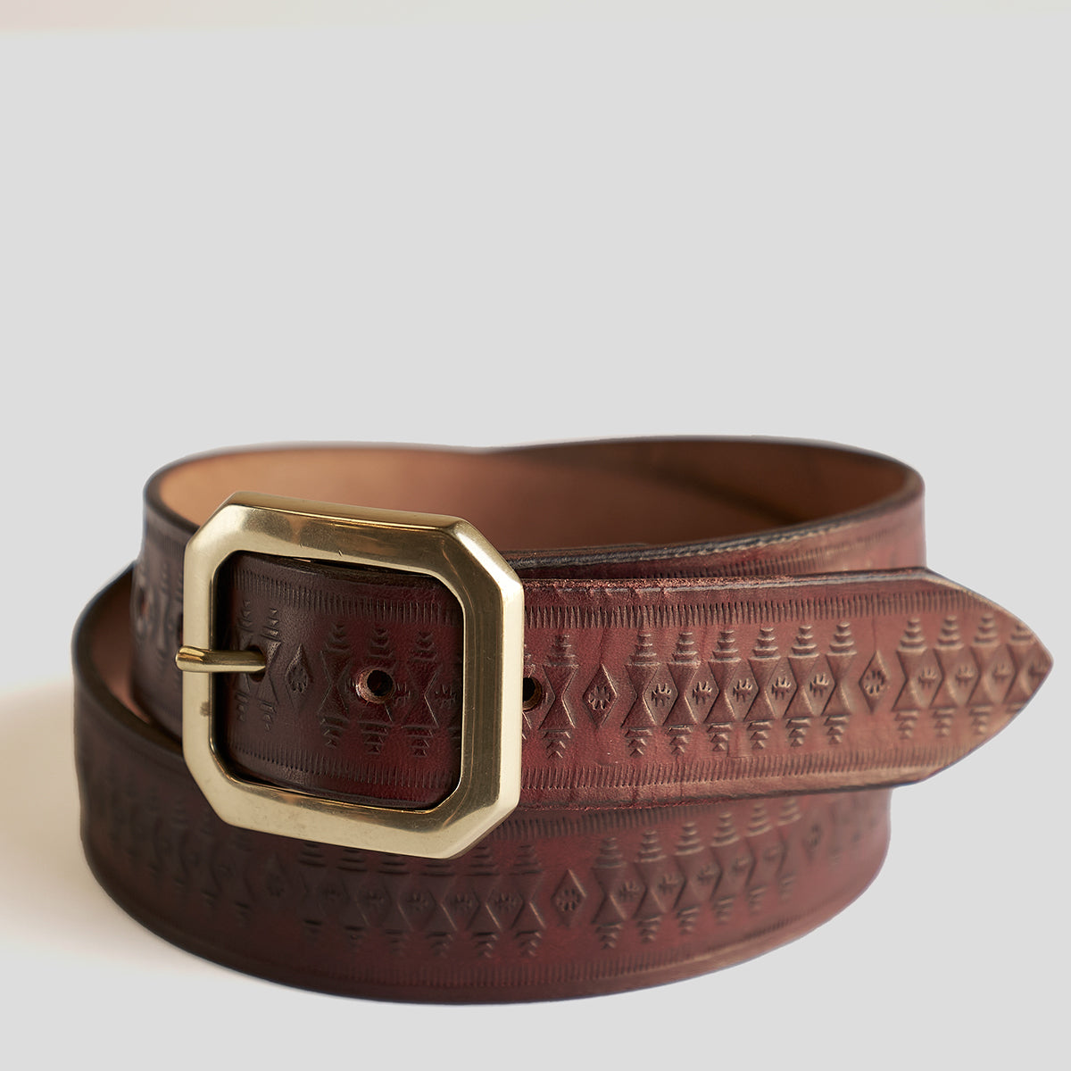 Taos Horsehide Belt No.142 | Cordovan B142-CD