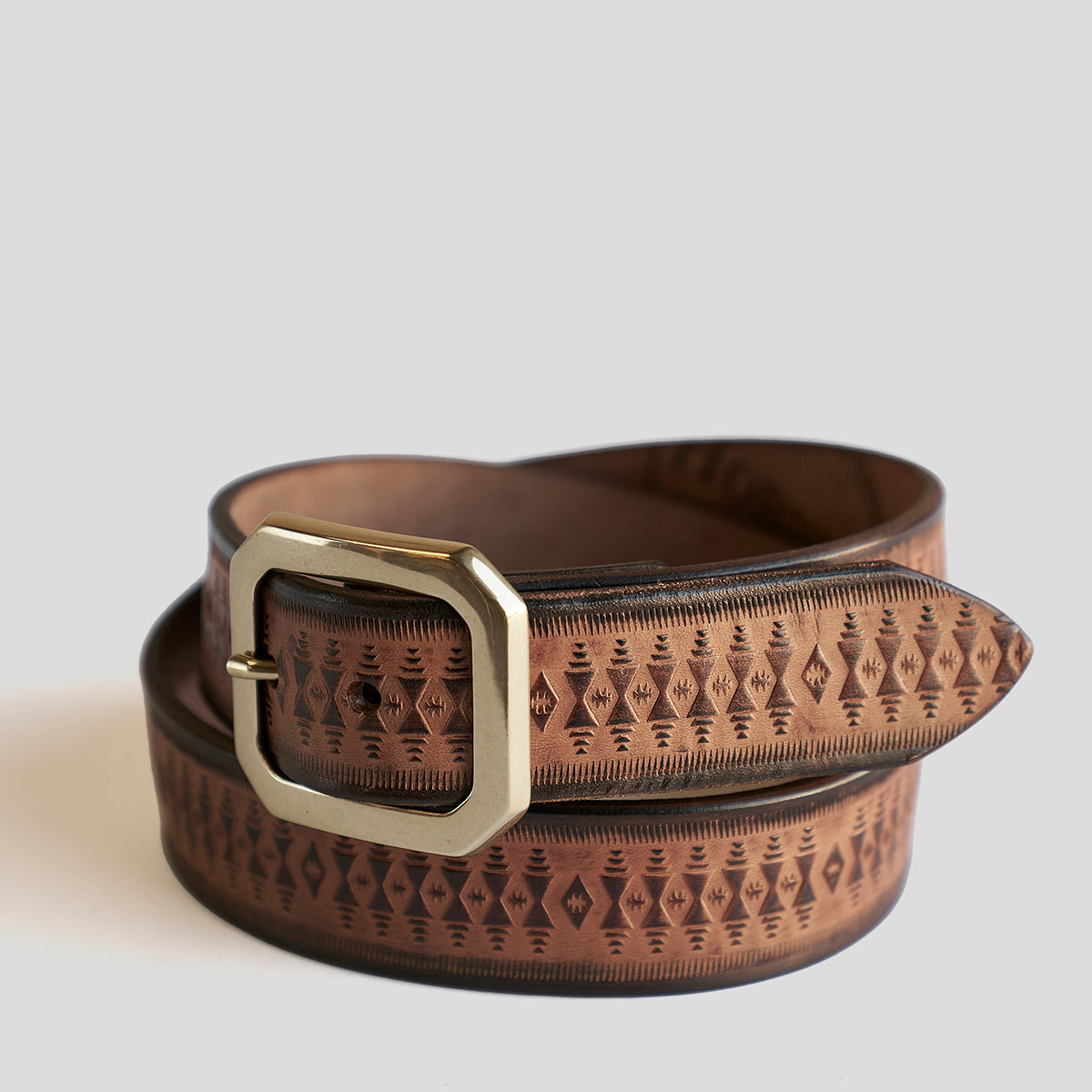 Taos Horsehide Belt No.142 | Tan B145-TN