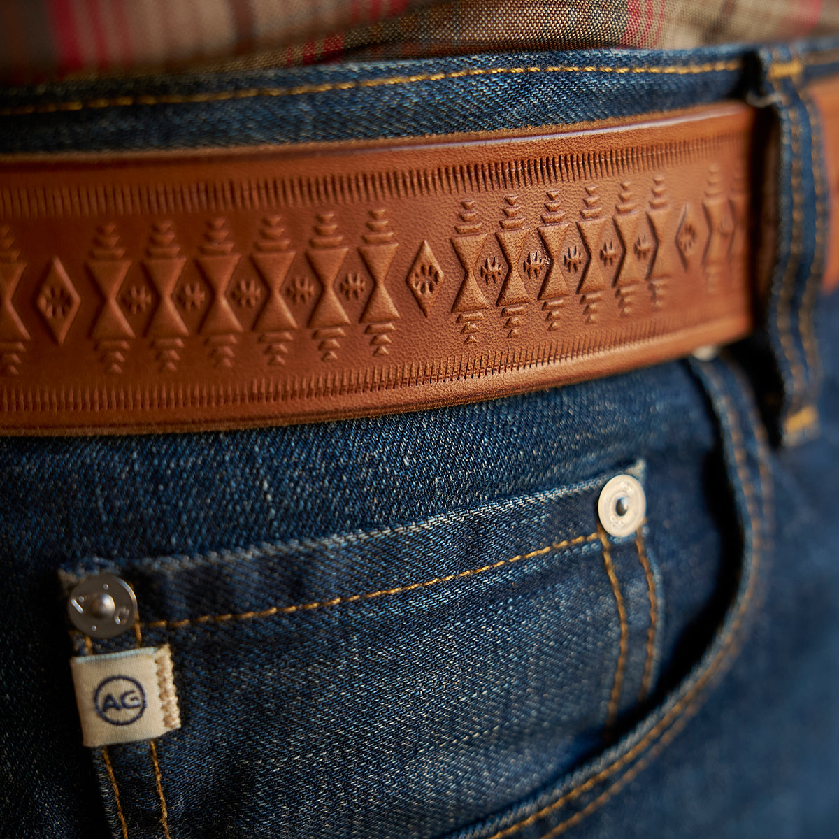 Taos Natural Horsehide Belt No.142 | LE 2pc Set