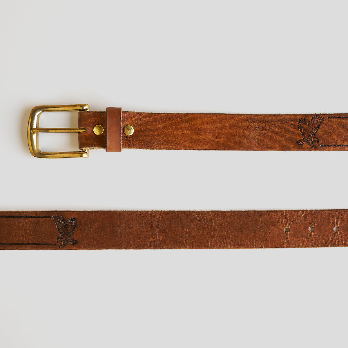 No.795 Vintage Embossed Belt | Eagle