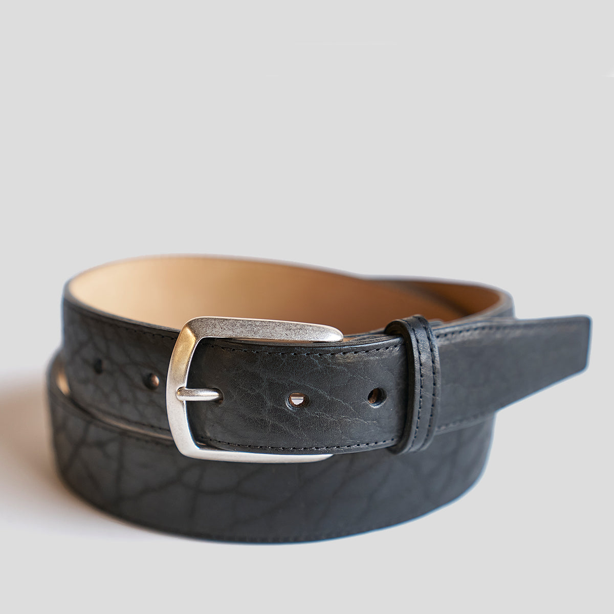 No.715 Executive Belt | Bison Black 715-5K