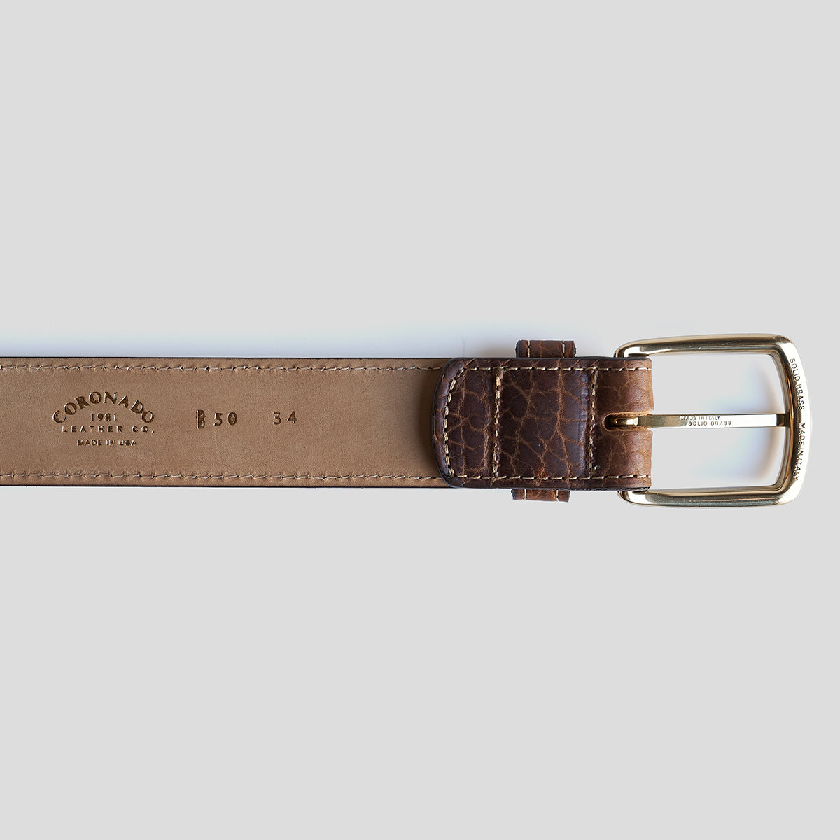 American Bison Executive Belt No.15 | Walnut