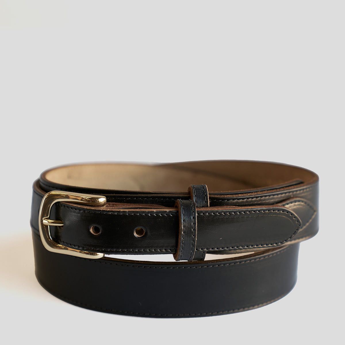 Shell & Horsehide Ranger Belt #953 | Black B953-SK
