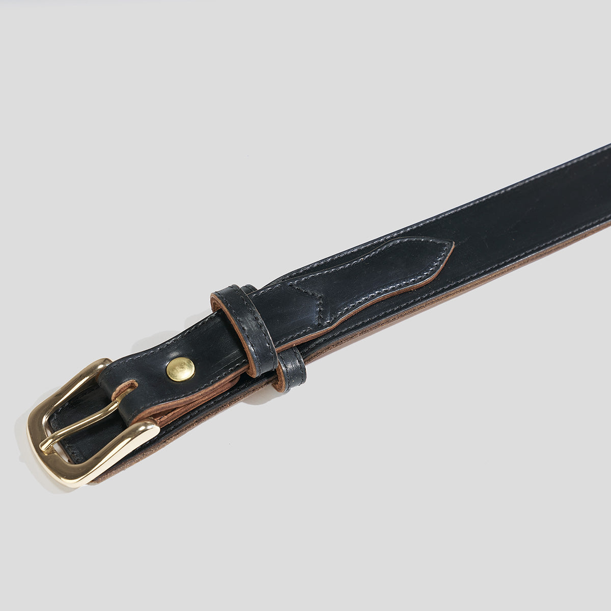 Shell & Horsehide Ranger Belt #953 | Black