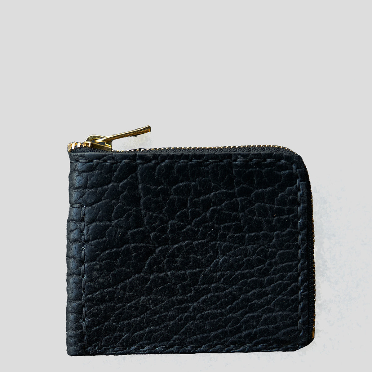 Bison Half-Zip Wallet | Black BC15-WN