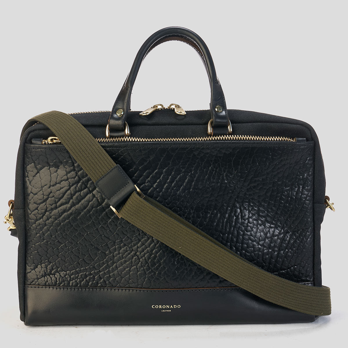 The Porter Briefcase No.215 | Bison Black BC215-BK