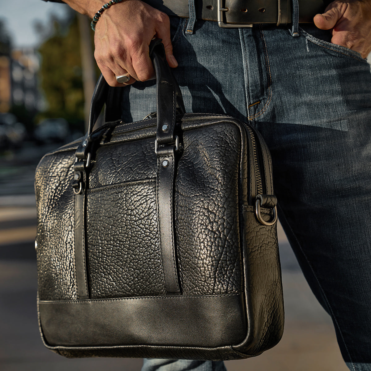 Black Bison Briefcase #551