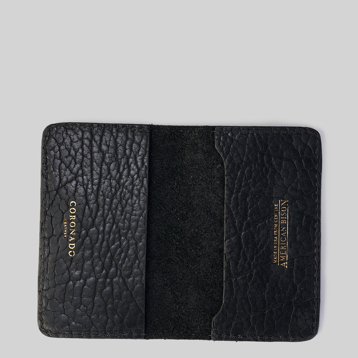 Bison Passport & Notes Wallet #92 | Black