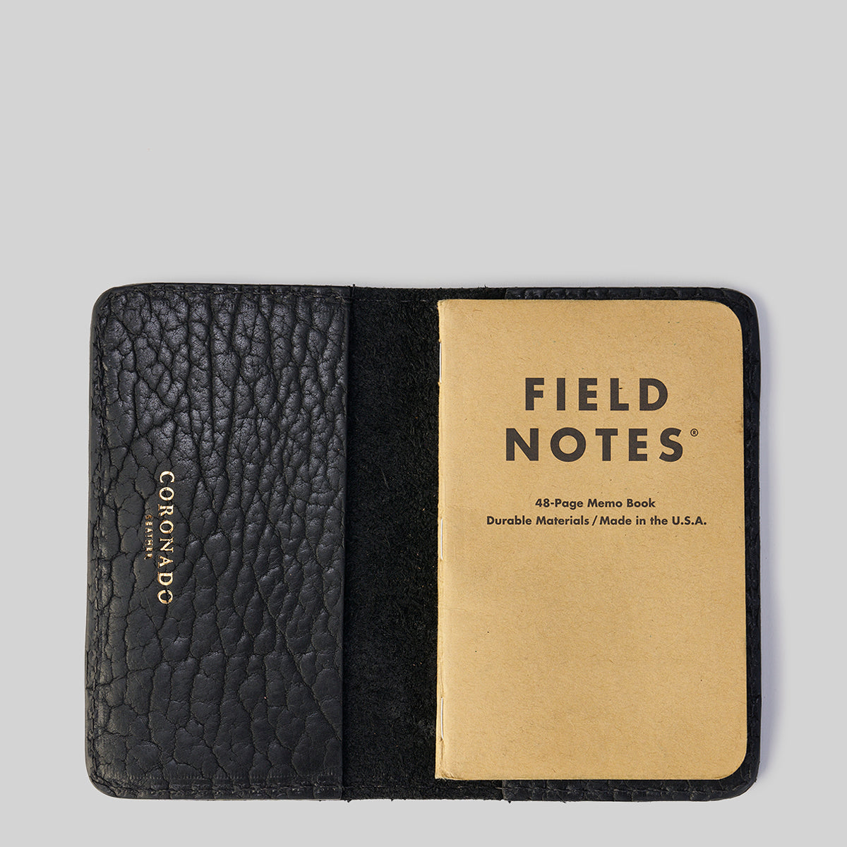 Bison Passport & Notes Wallet #92 | Black