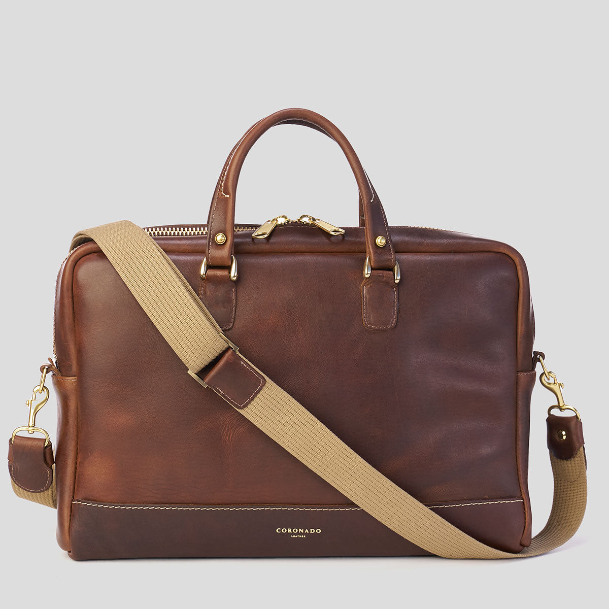 Porter Briefcase No.210 | Horween Brown C210-NB