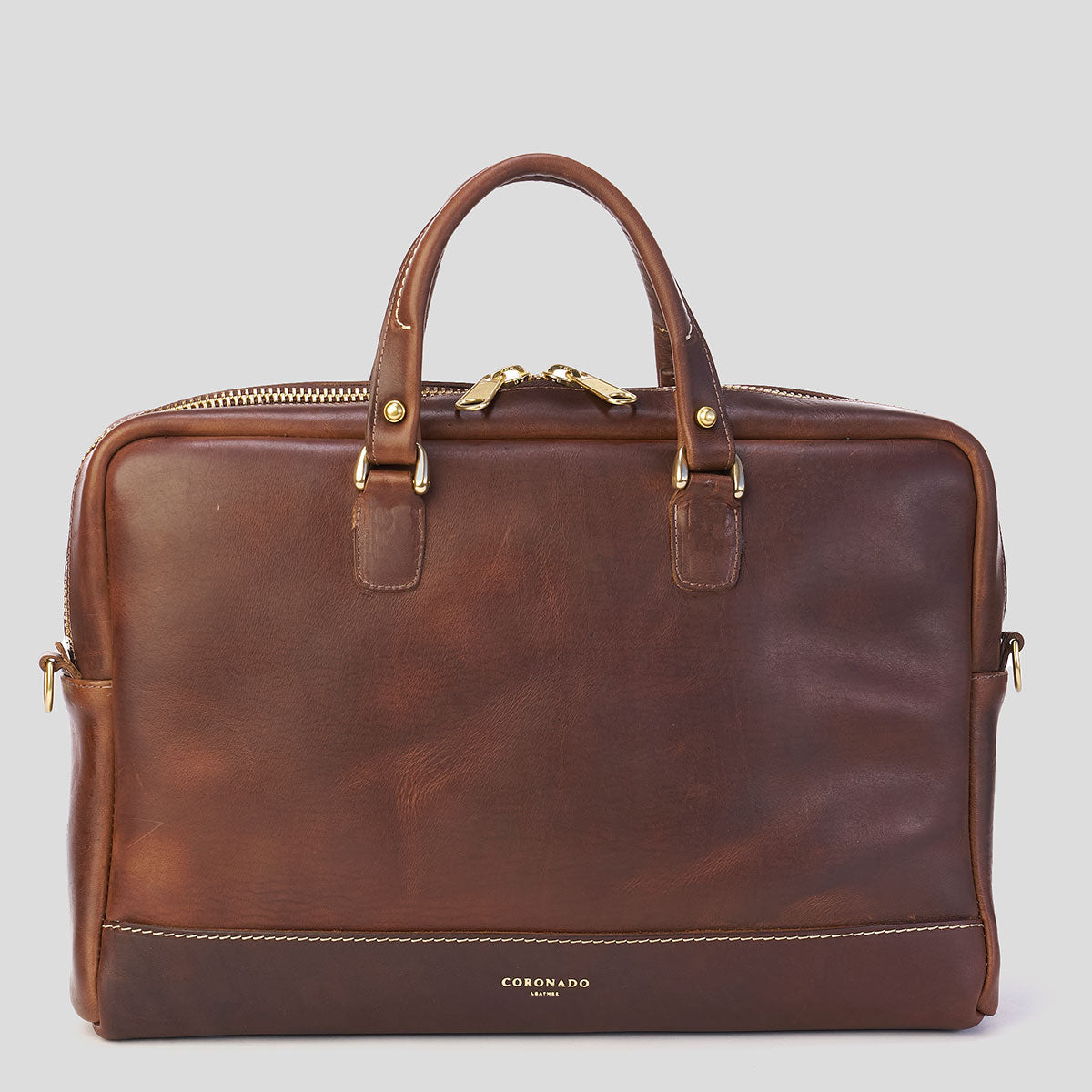 Porter Briefcase No.210 | Nut Brown