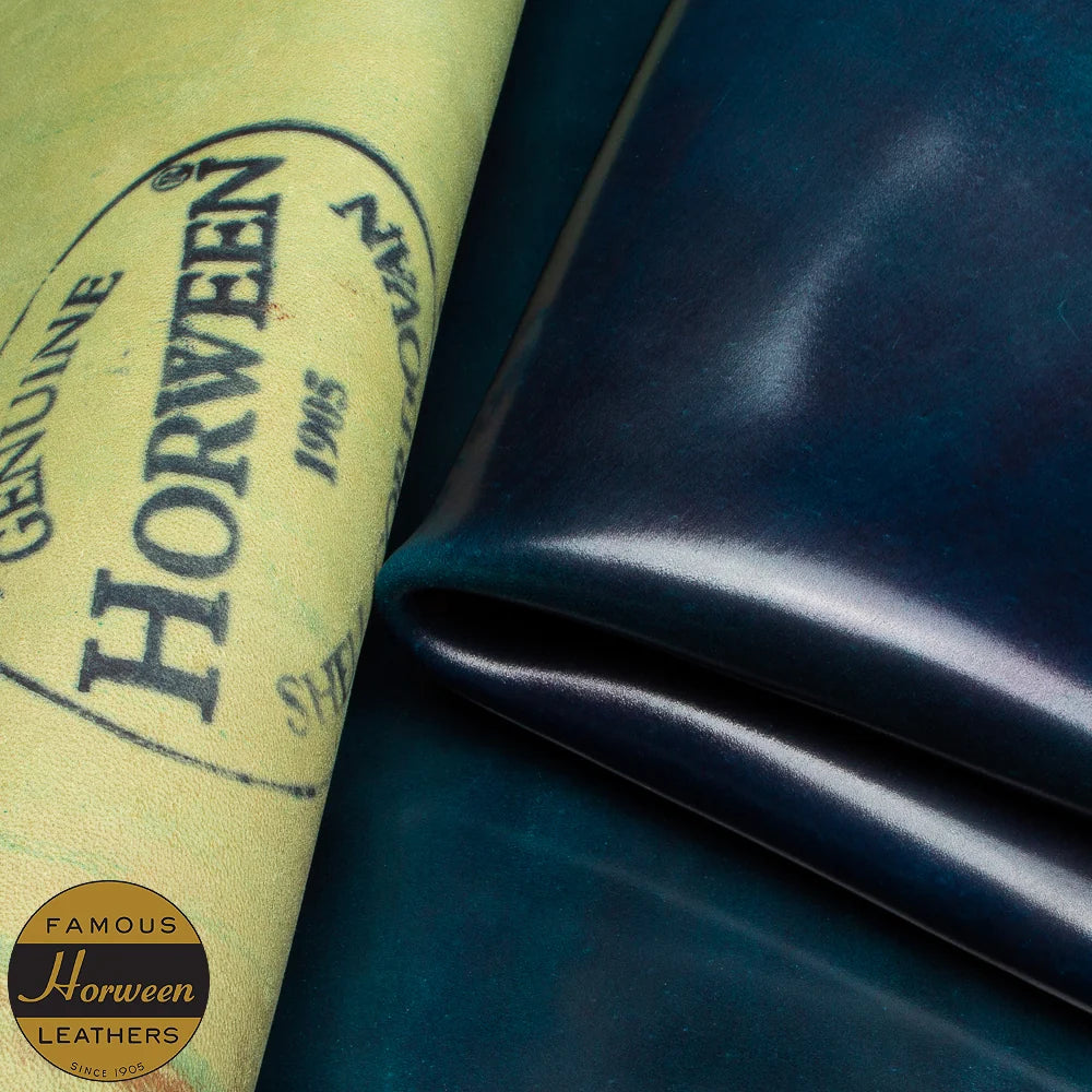 No.830 Horween® Shell Cordovan Long Wallet | Navy