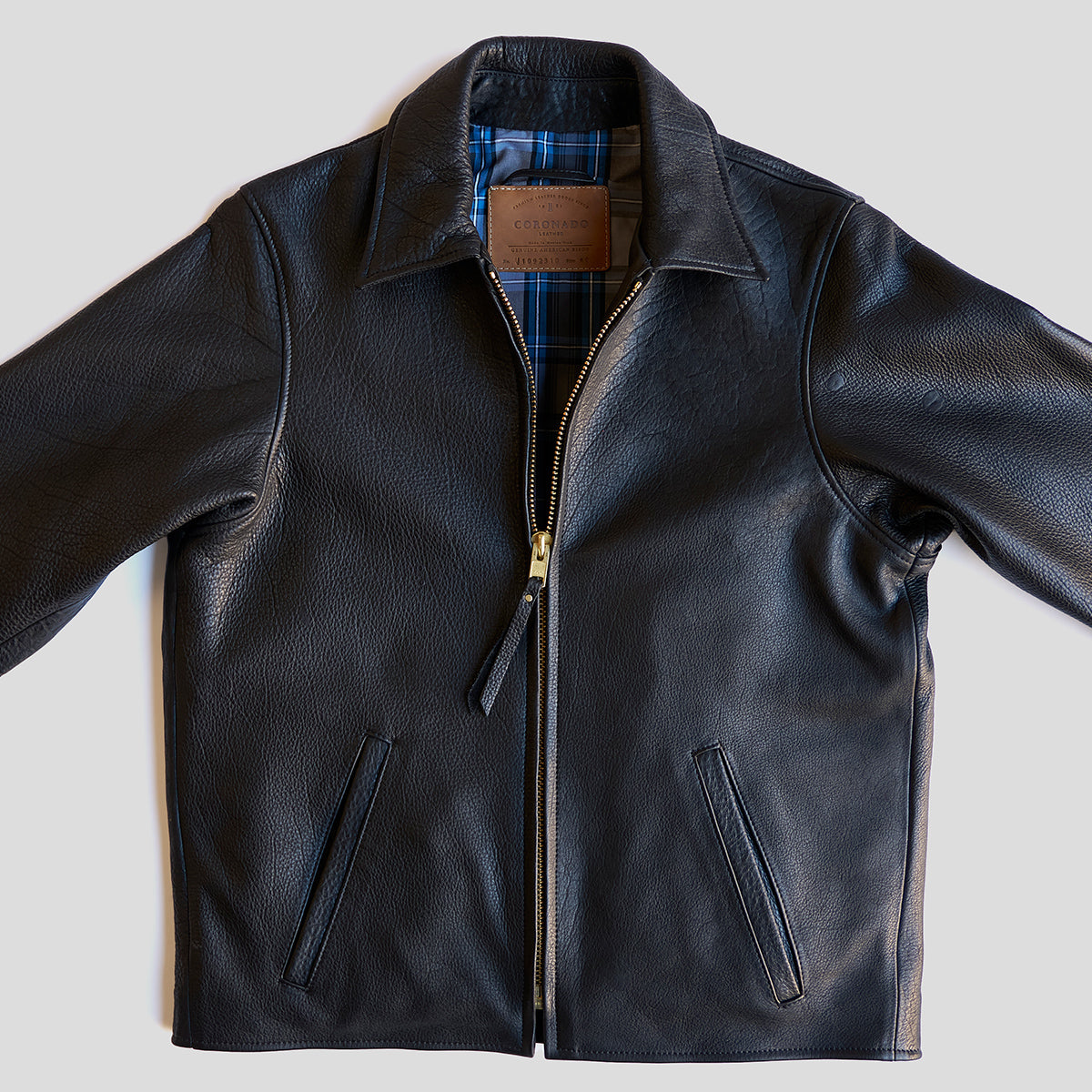 No.109 Bison Americana Bomber | Black J109-BK