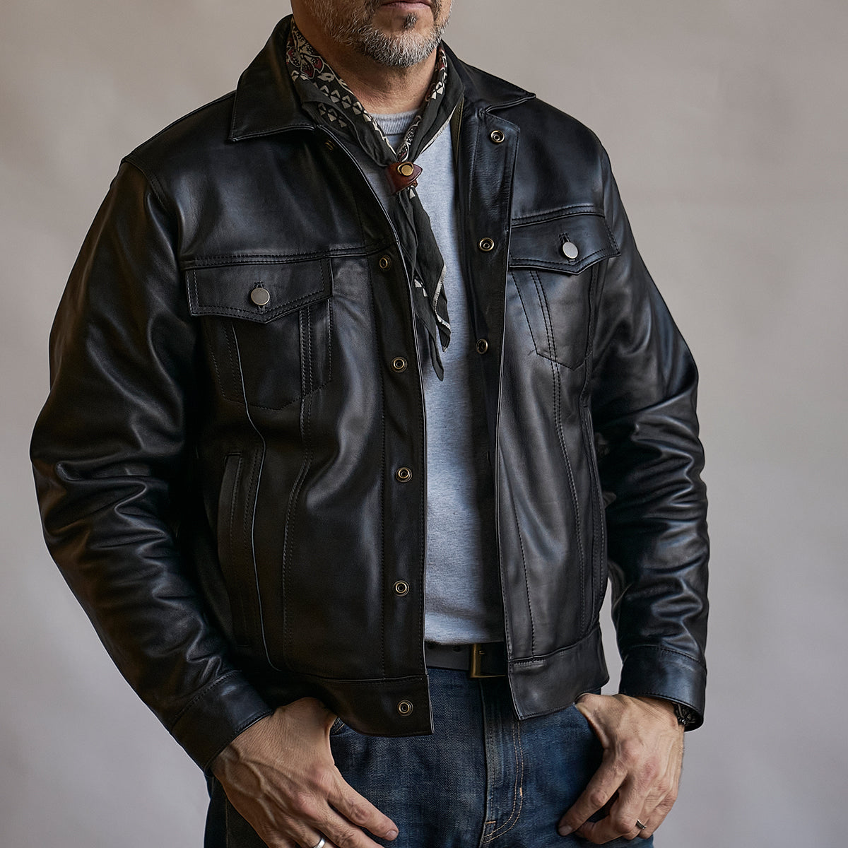 No.210 Dean | Vintage Horween® Horsehide Charcoal (LE x5)