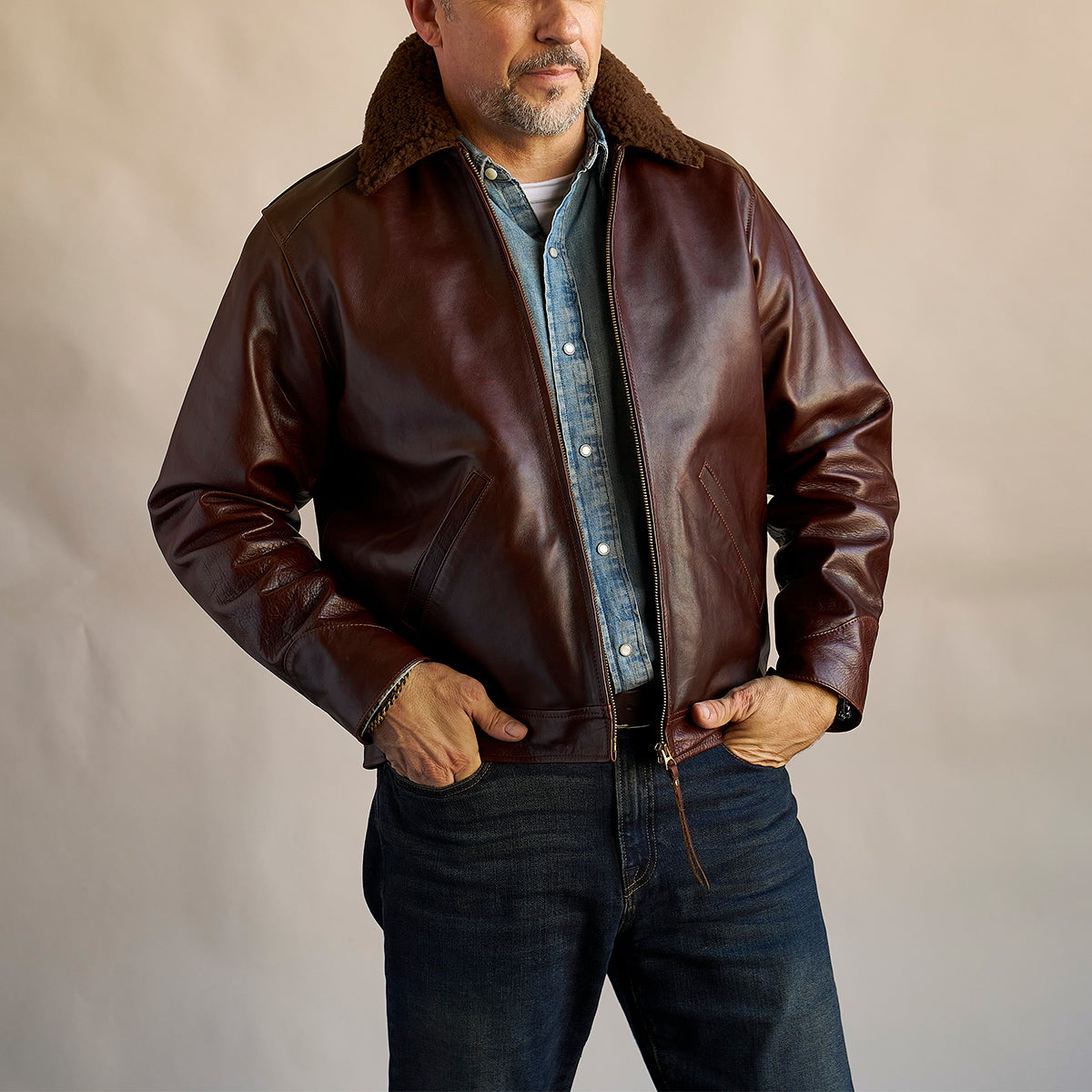 No.325 Bomber Jacket | LE Horsehide Shearling