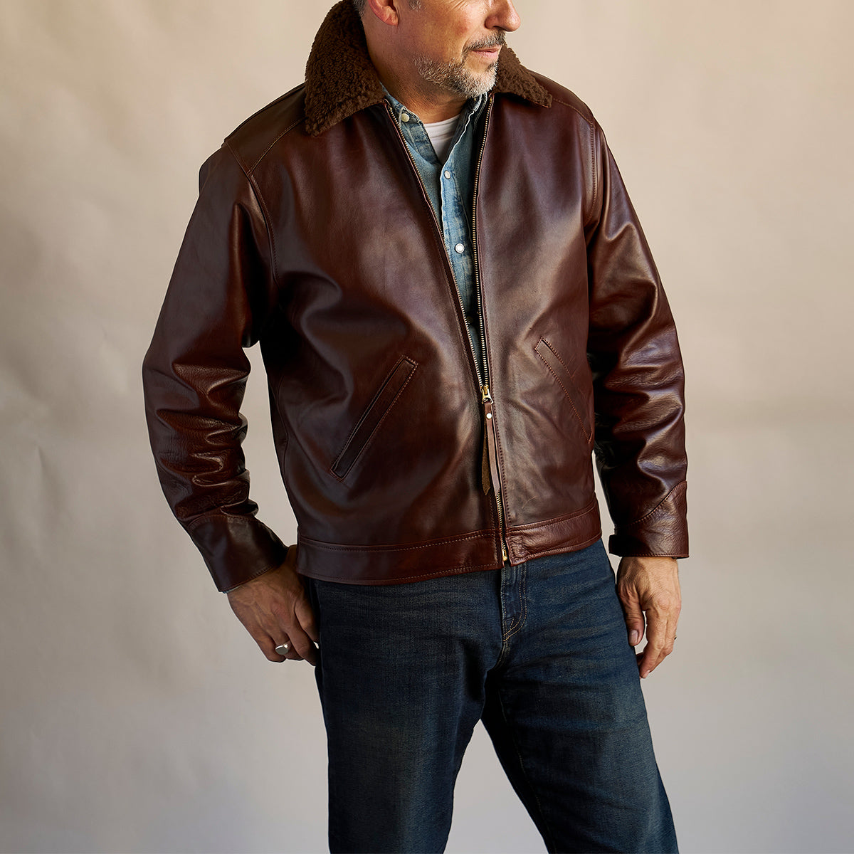 No.325 Bomber Jacket | LE Horsehide Shearling