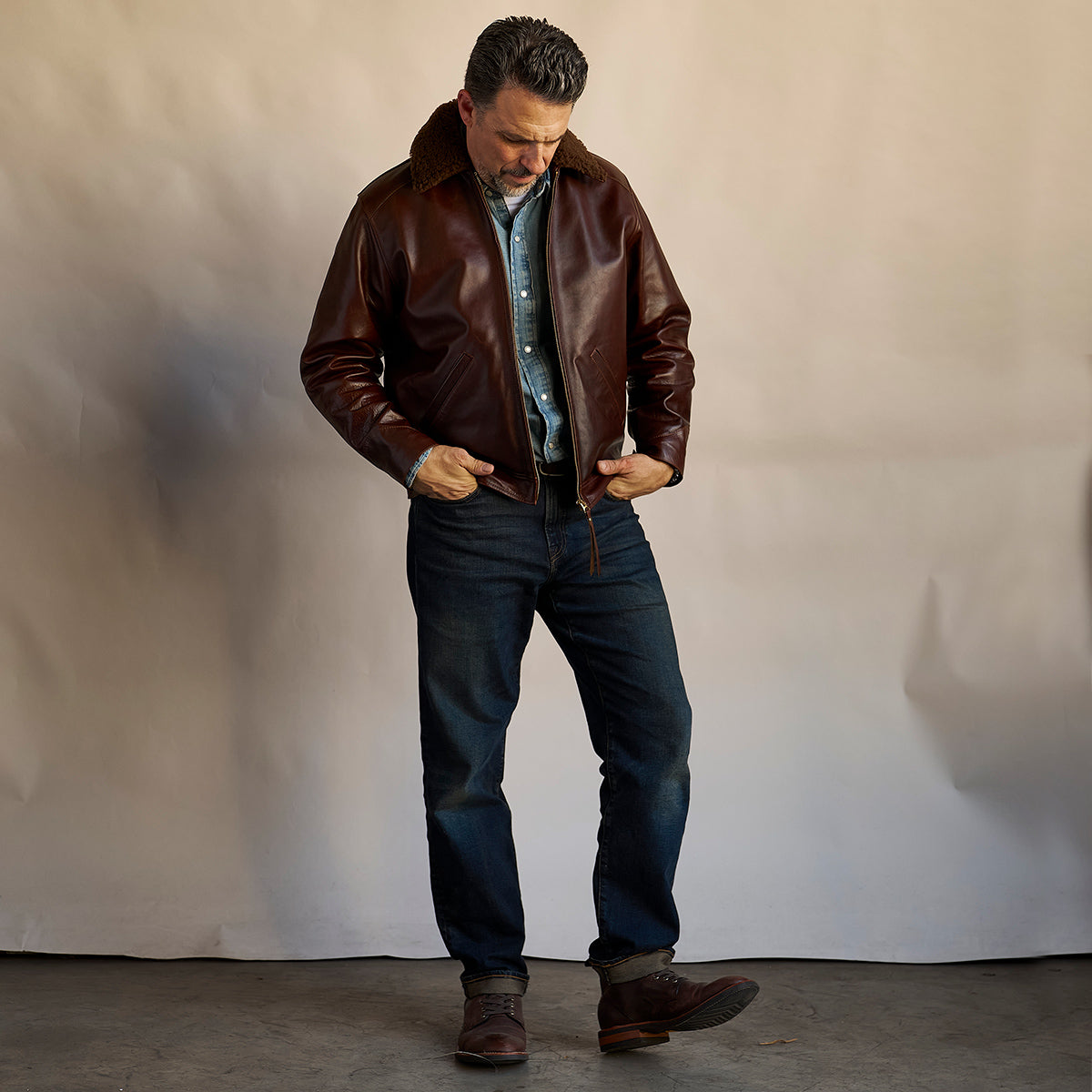 No.325 Bomber Jacket | LE Horsehide Shearling