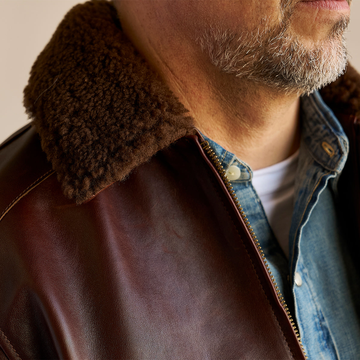 Horsehide Shearling Bomber NO.325 | LE x20