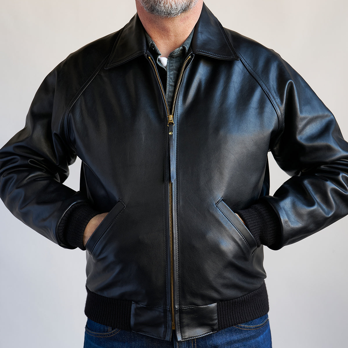 Raglan Vintage Quilted Horsehide No. 410 | L.E. x 20