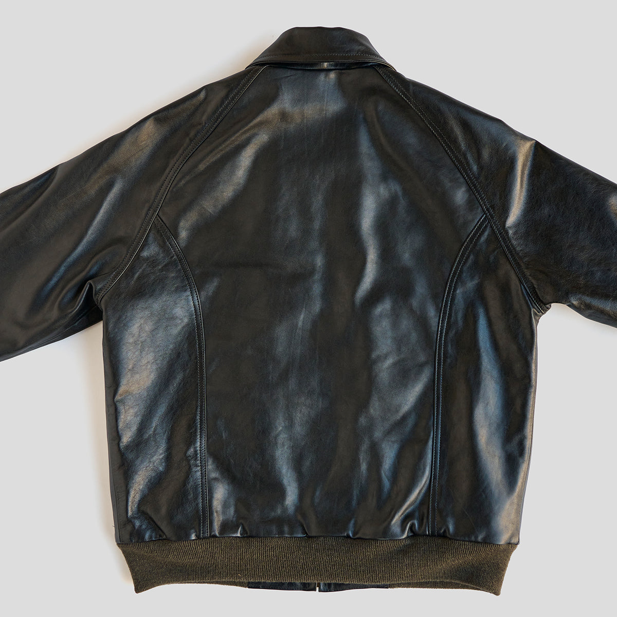 No.410 Raglan Jacket | LE Vintage Horsehide Black