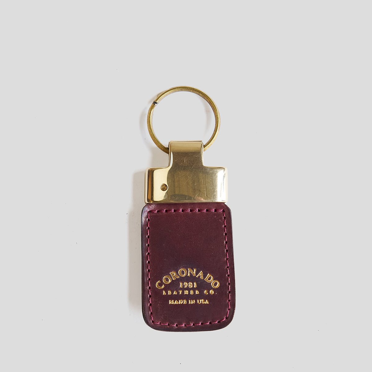 Italian Brass Key Fob #35