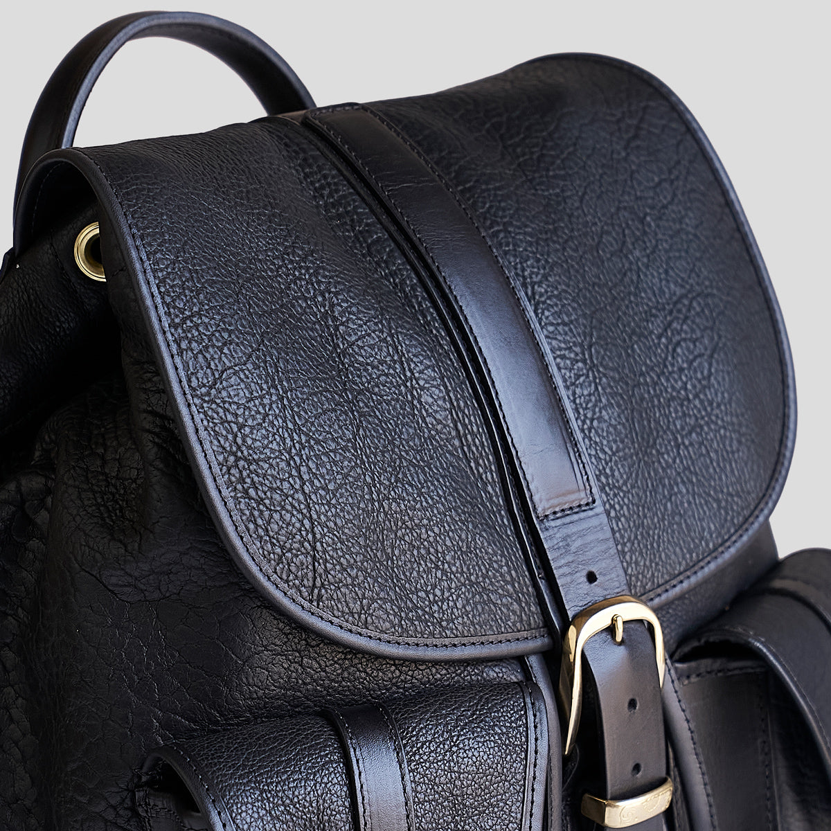 Rucksack No.180 | Black Shrunken Bison