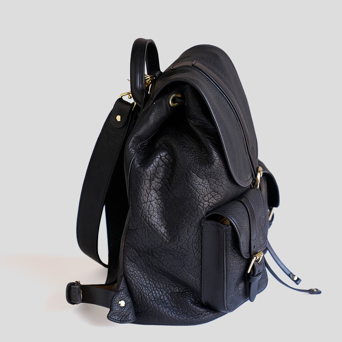 Rucksack No.180 | Black Shrunken Bison