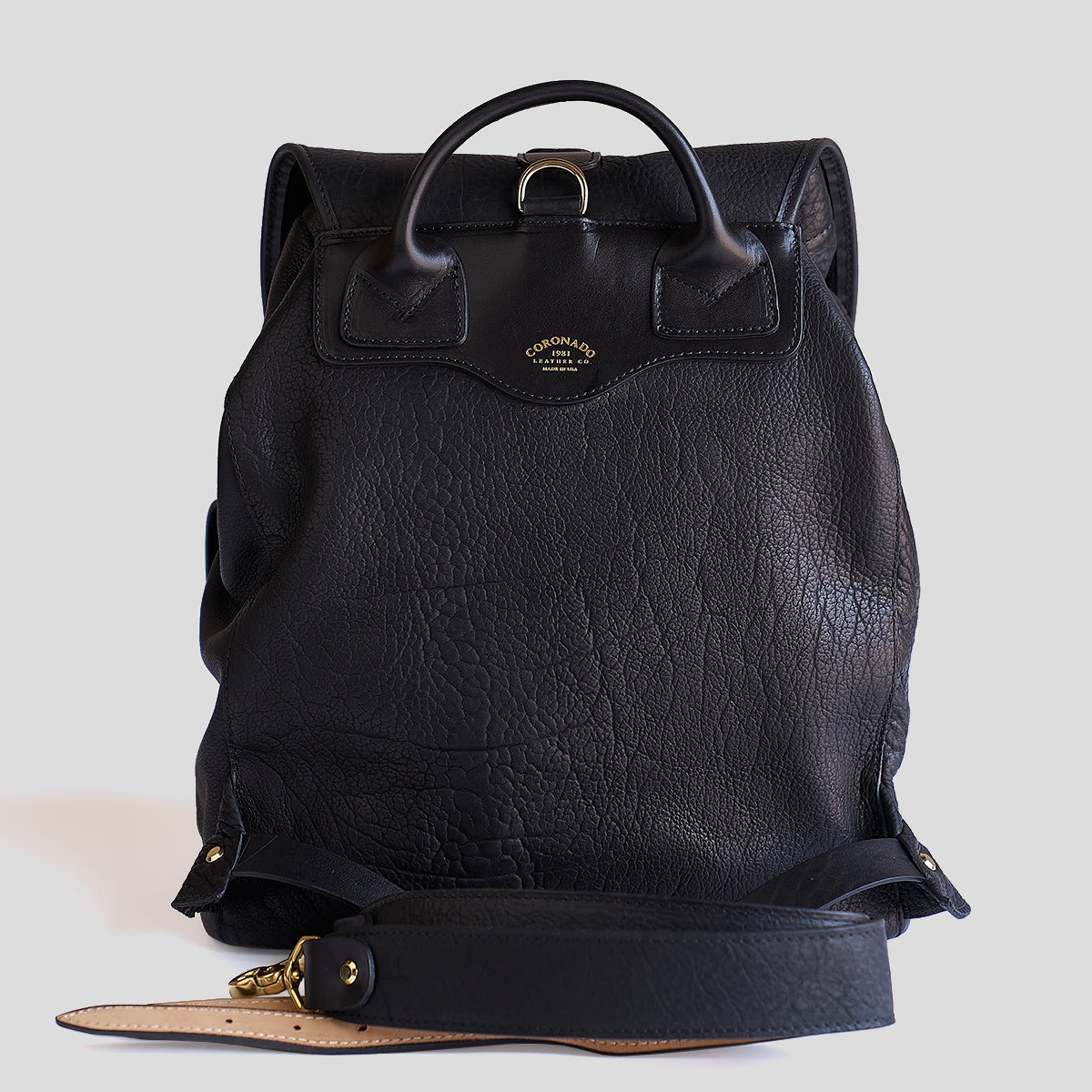 Rucksack No.180 | Black Shrunken Bison