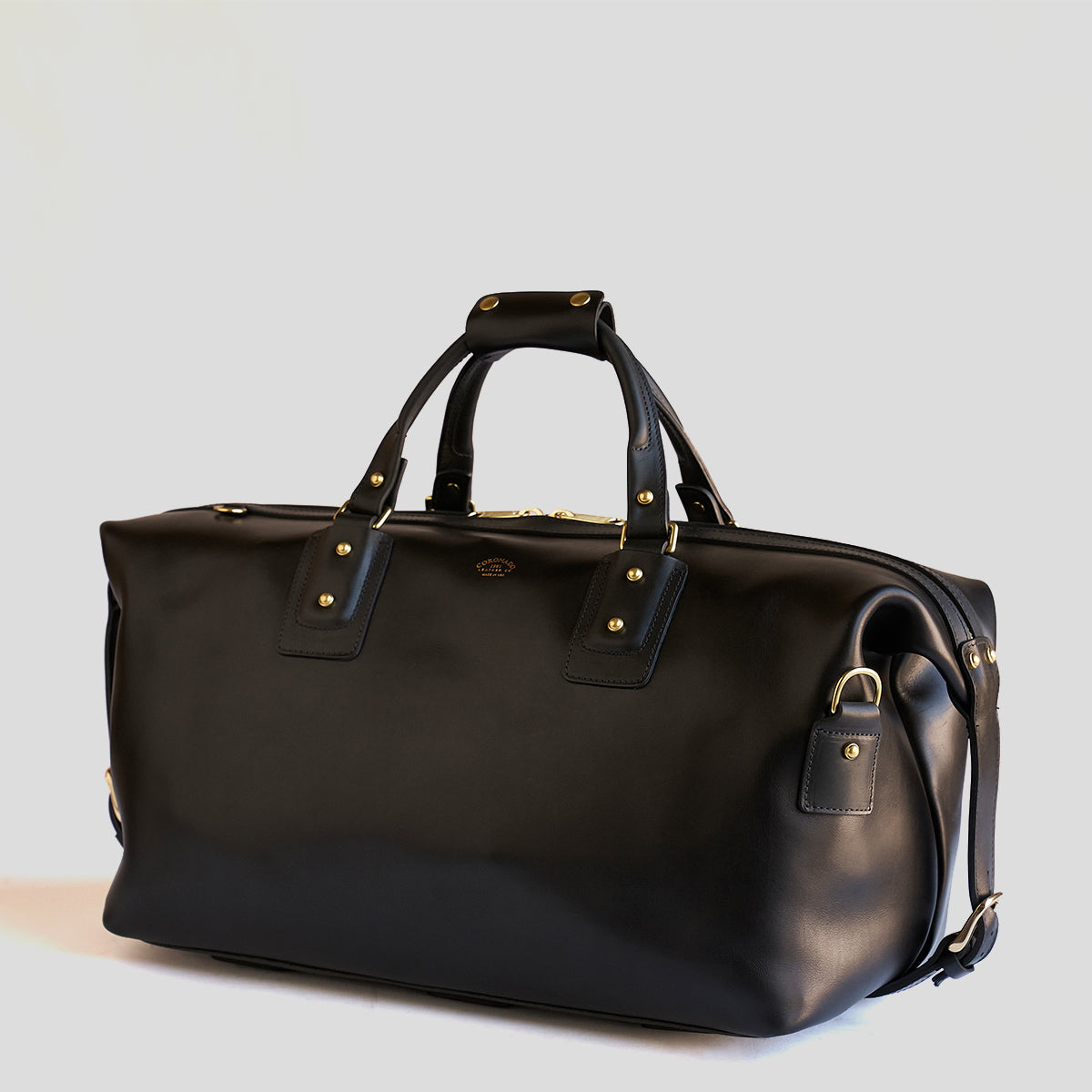 The #205 Duffel | Horween® Black Mt Blanc