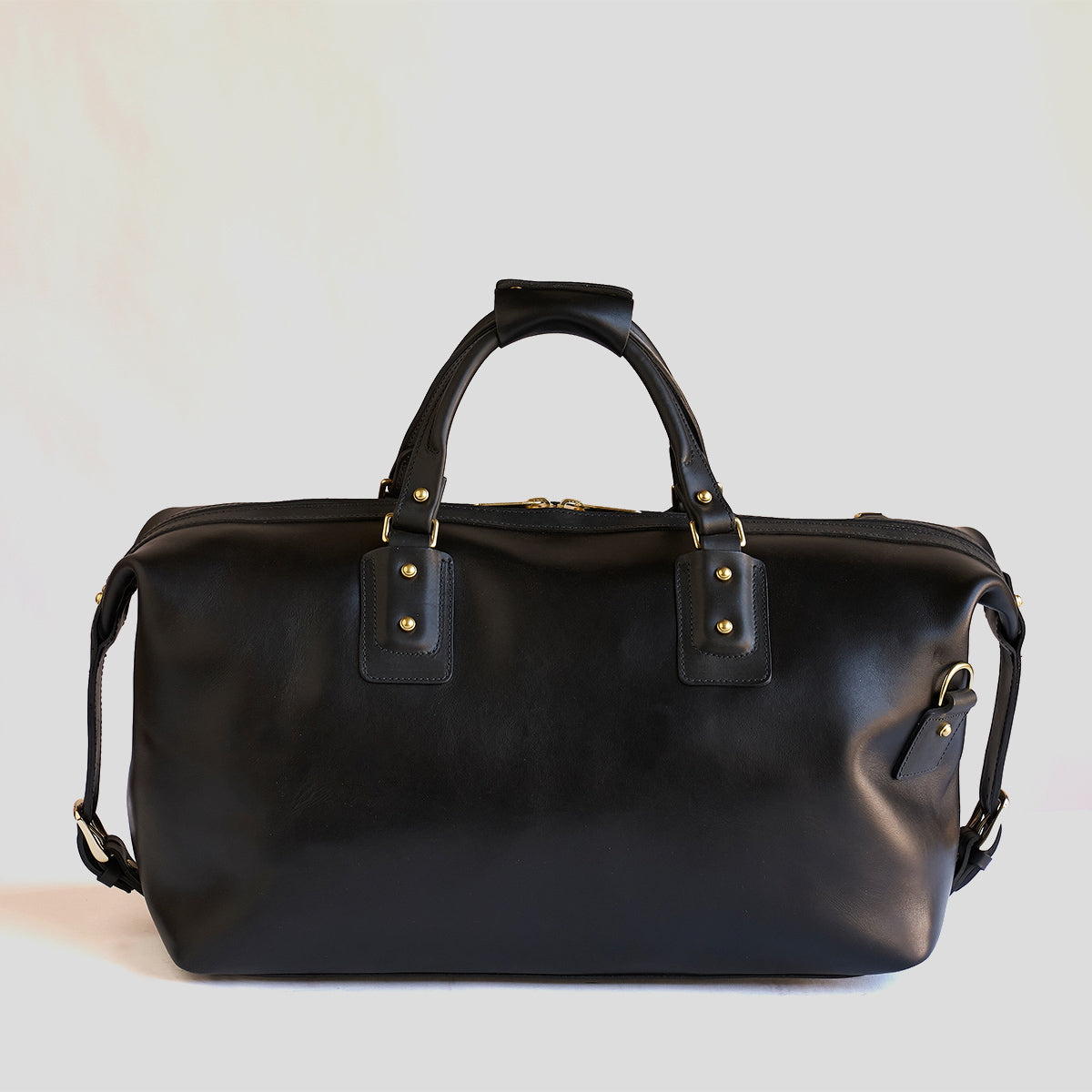 The #205 Duffel | Horween® Black Mt Blanc