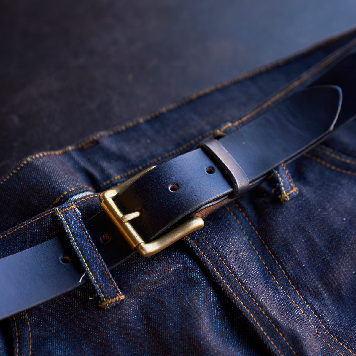 No.140 Indigo SD Belt | Horween® Horsehide