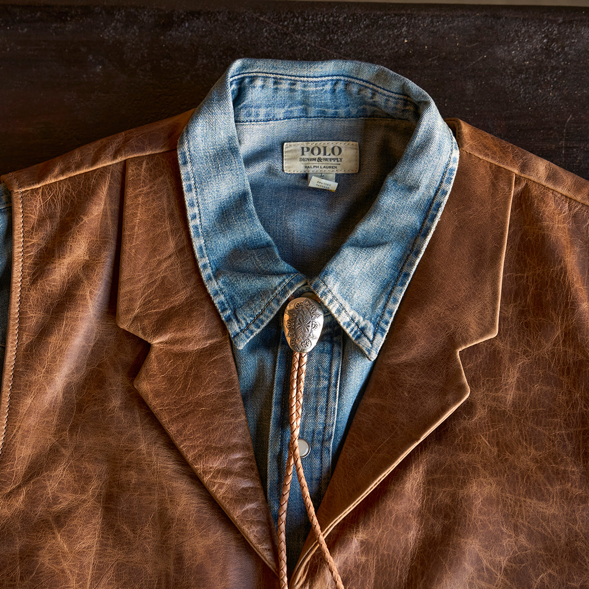 No.29 Western Lapel Vest | Stagecoach Tan (L.E.)