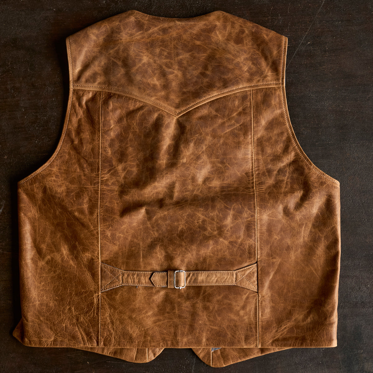No.29 Western Lapel Vest | Stagecoach Tan (L.E.)