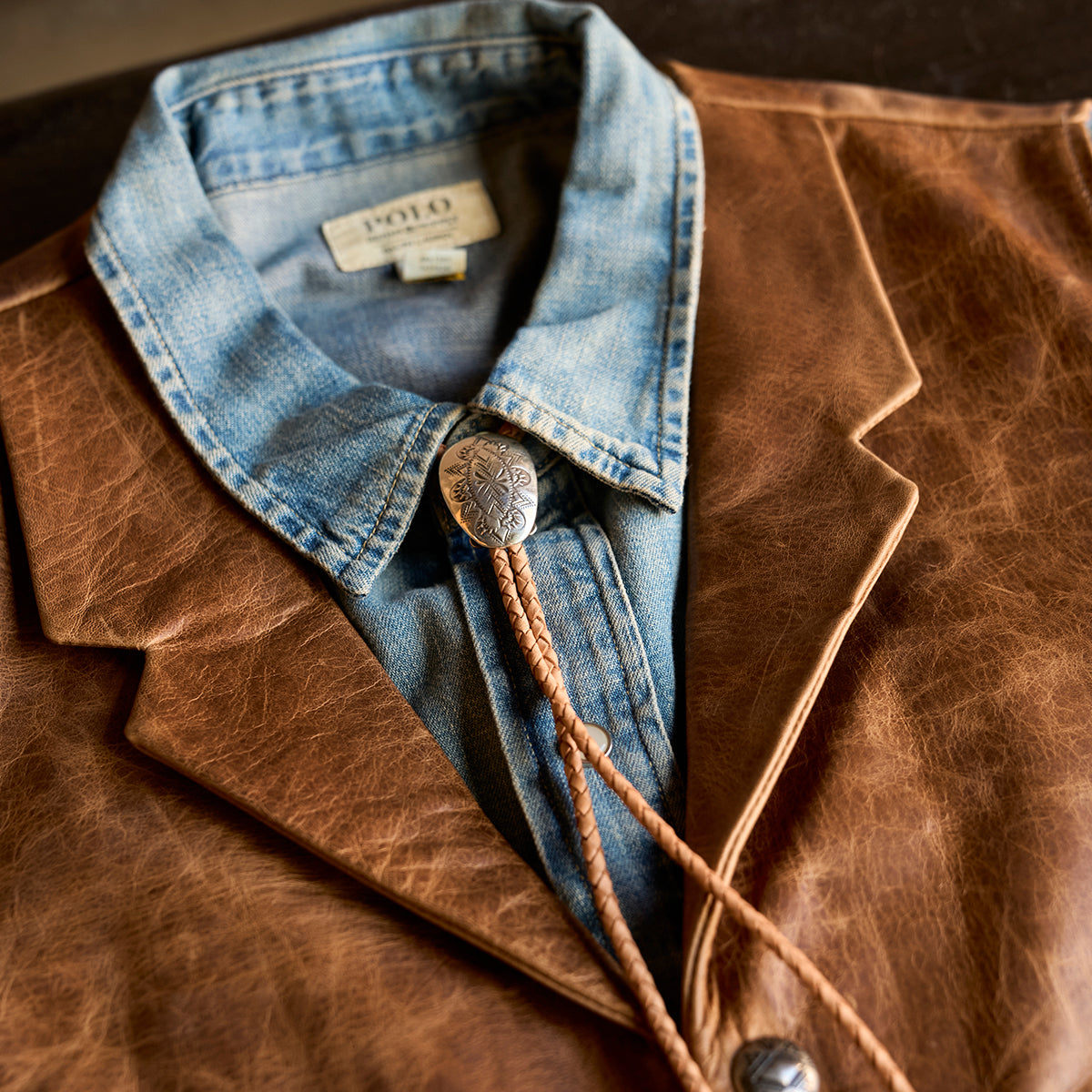 No.29 Western Lapel Vest | Stagecoach Tan (L.E.)