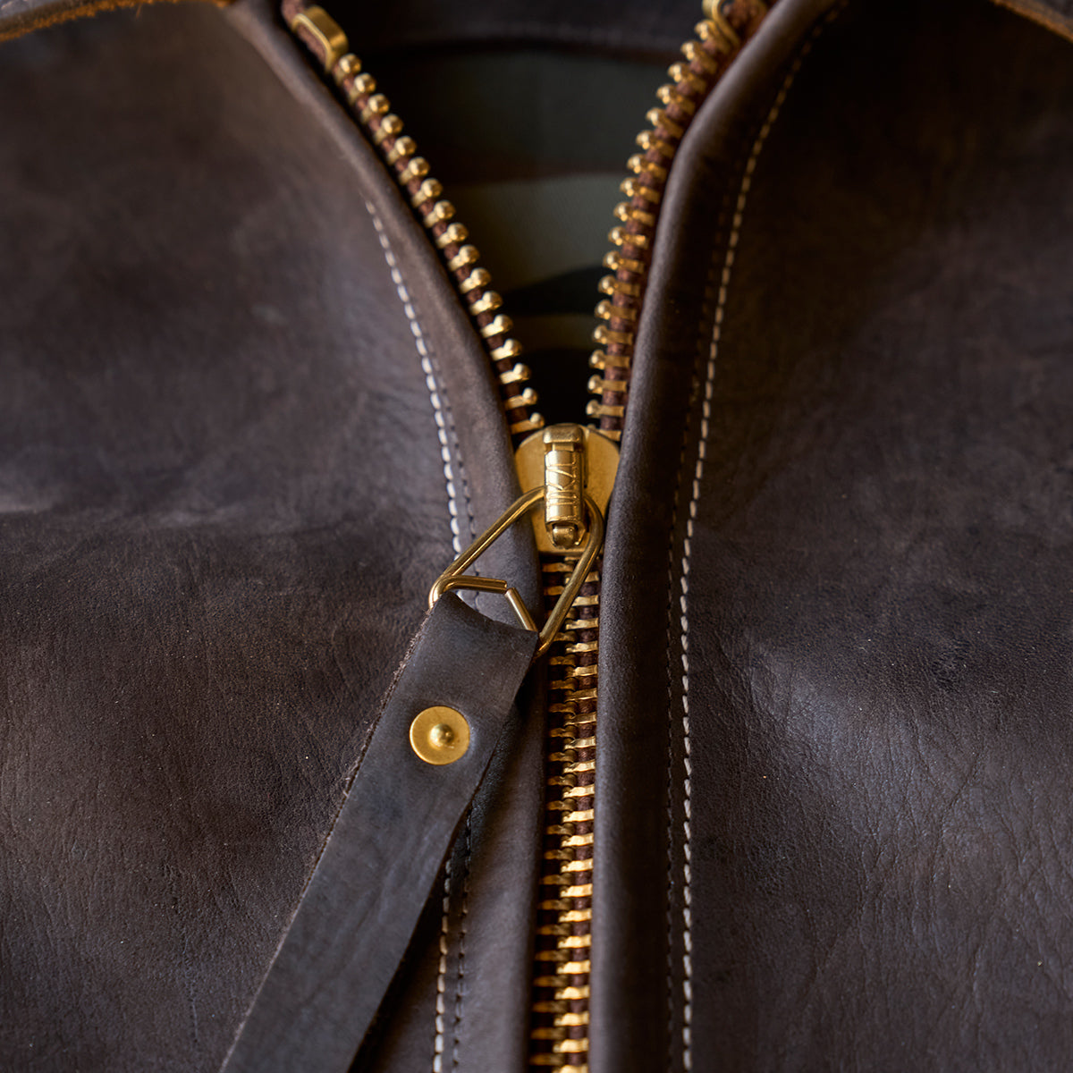 No.69 Union Jacket | Olive-Tanned Horsehide (Wenge)