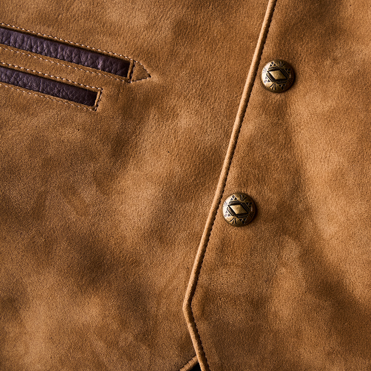 No.484 Vaquero Vest | Coyote Tan Nubuck