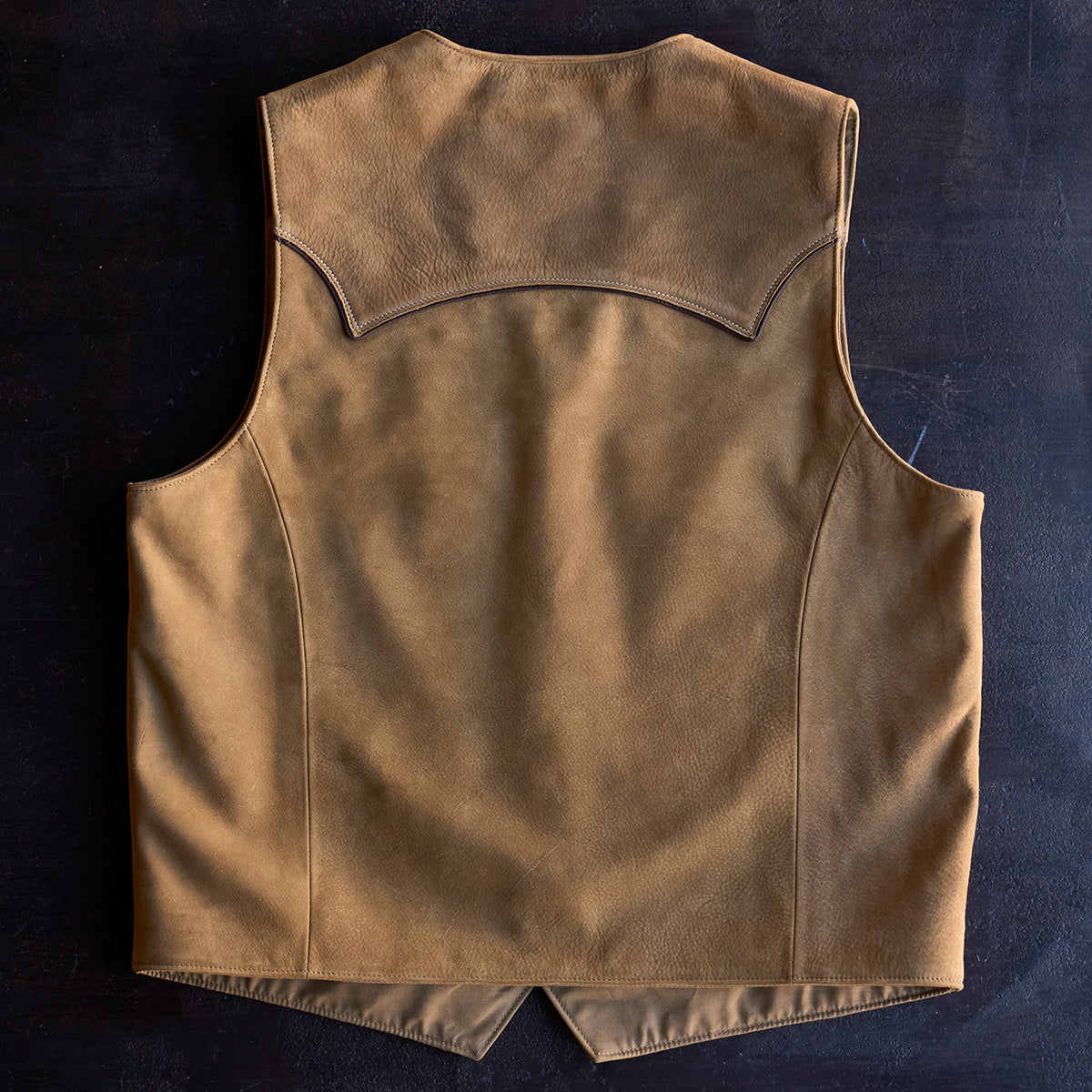 No.484 Vaquero Vest | Coyote Tan Nubuck