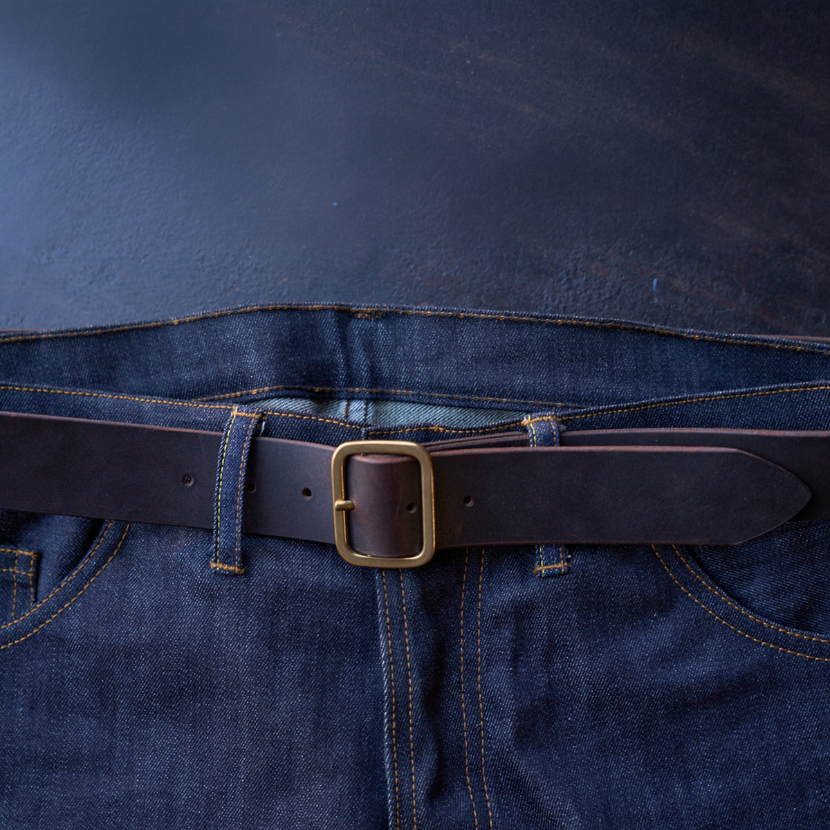 No.145 Italian Garrison Belt | Horween® Latigo Brown