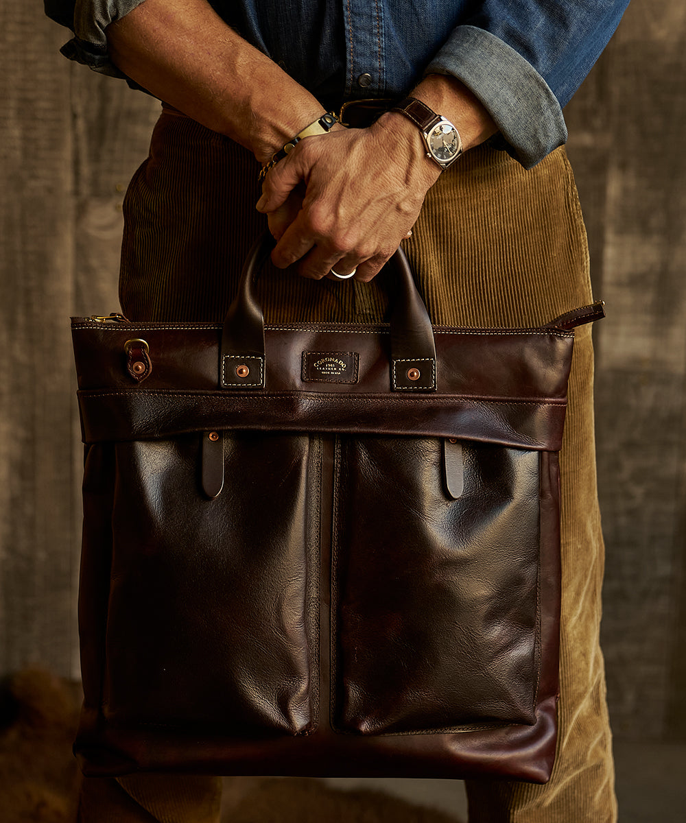 No.160 Primo Tote | Horsehide Brown