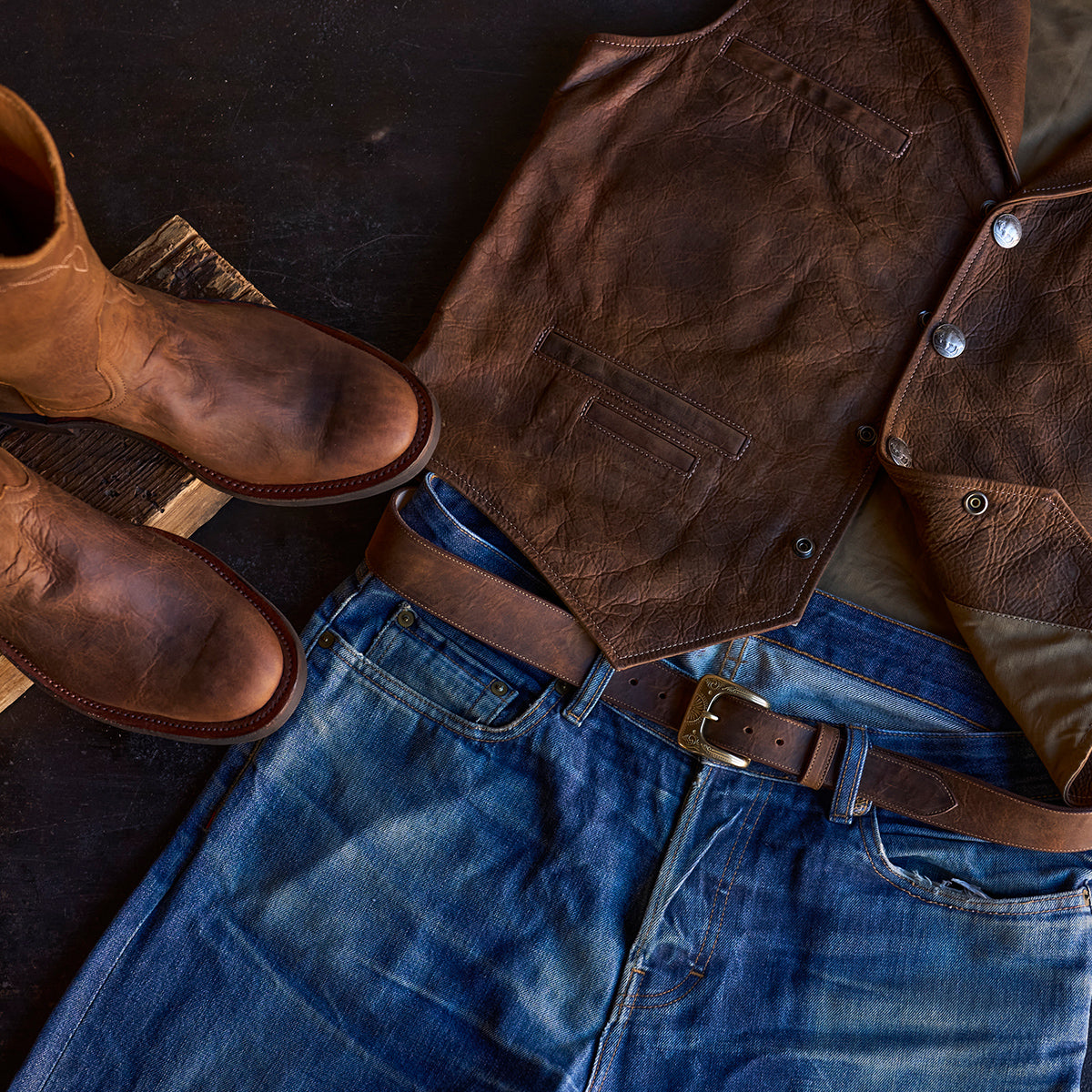 No.10 Roper | American "Indy" Distressed Bison | NEW LE x40 Made